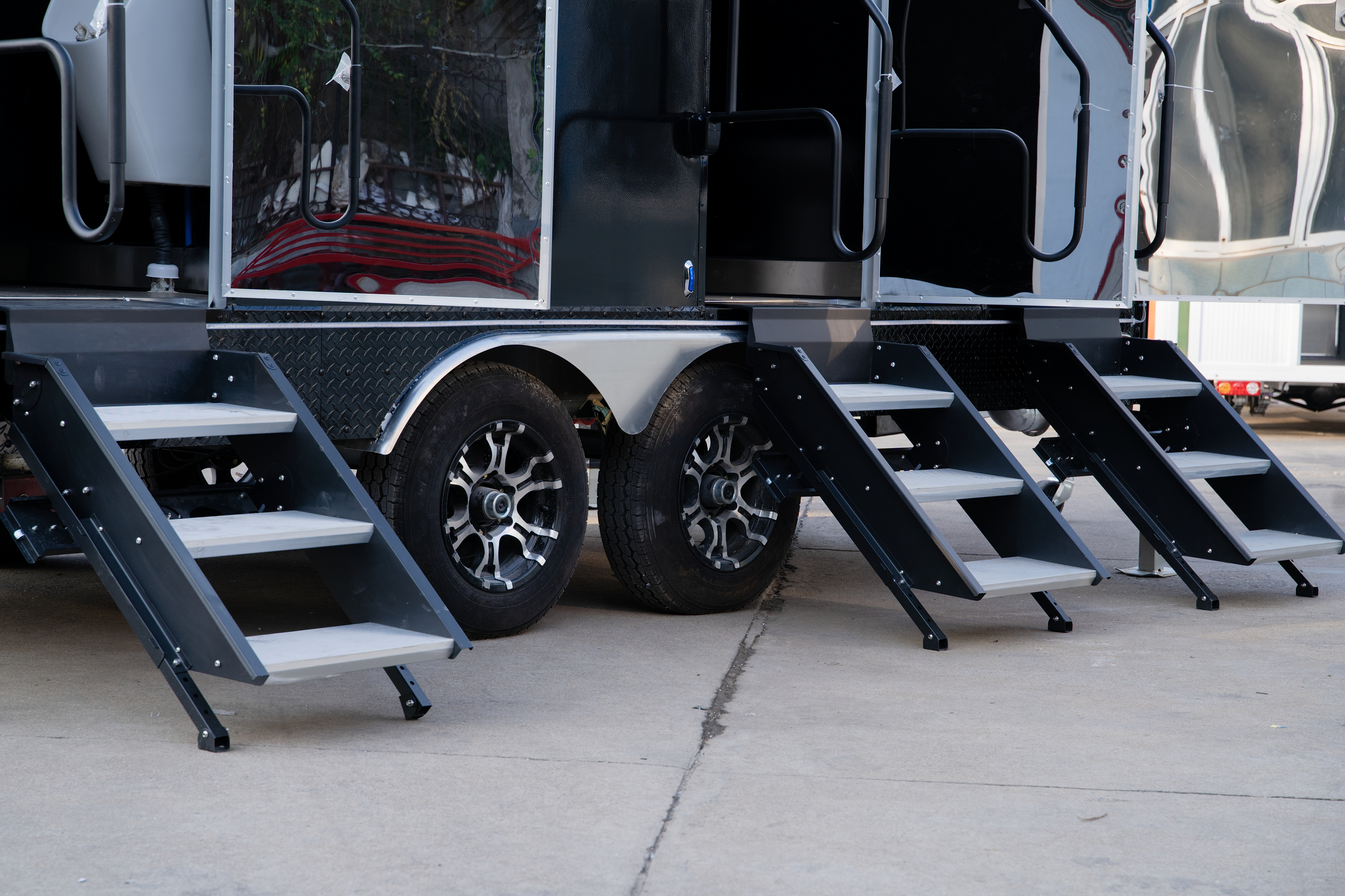 Restroom Trailer 12ft - Blueprint Layout