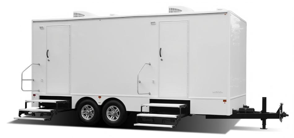 Restroom Trailer 15ft - Blueprint Layout