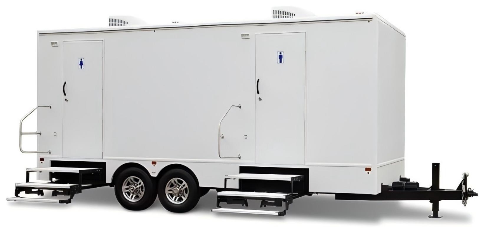 Restroom Trailer 15ft exterior