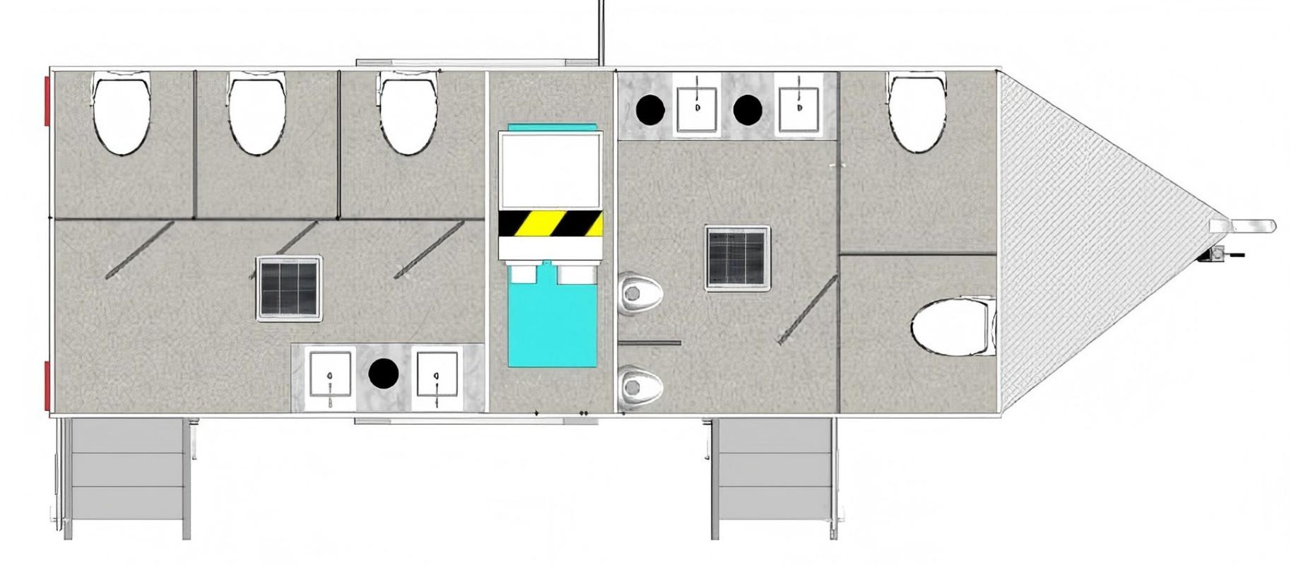 Restroom Trailer 15ft gallery image 3