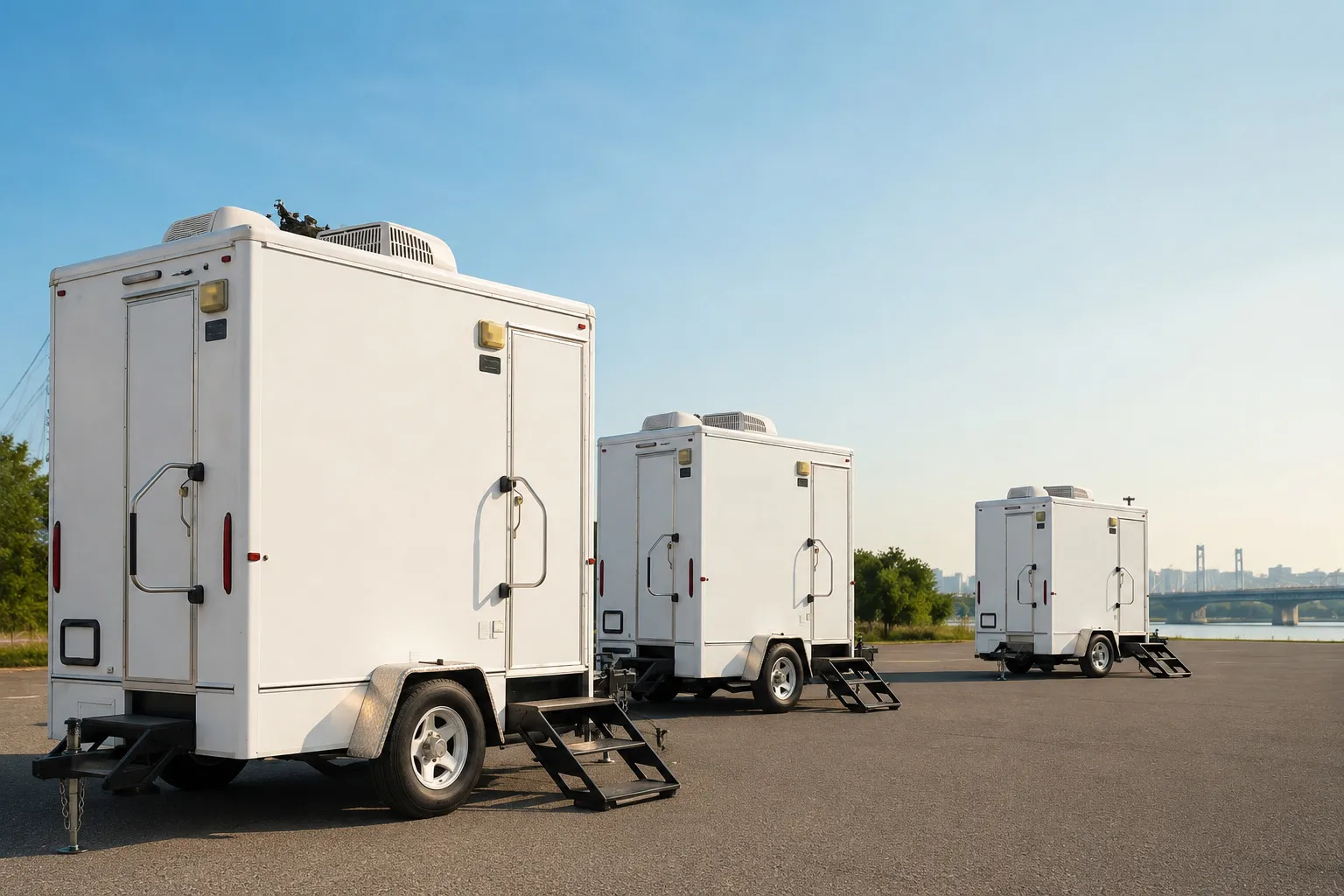 FORSTAR Restroom Trailer fleet lineup