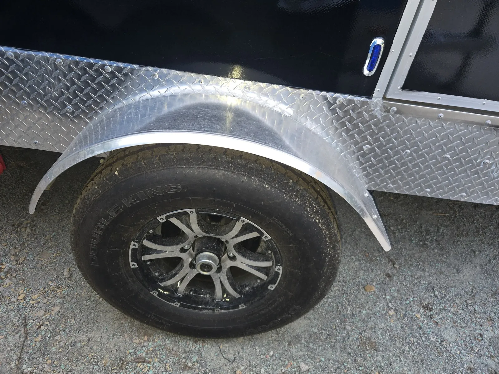 Diamond Plate Fender & Wheel Assembly