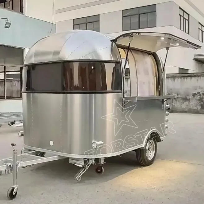 FS-S300 1 Door Airstream Concession Food Trailer exterior