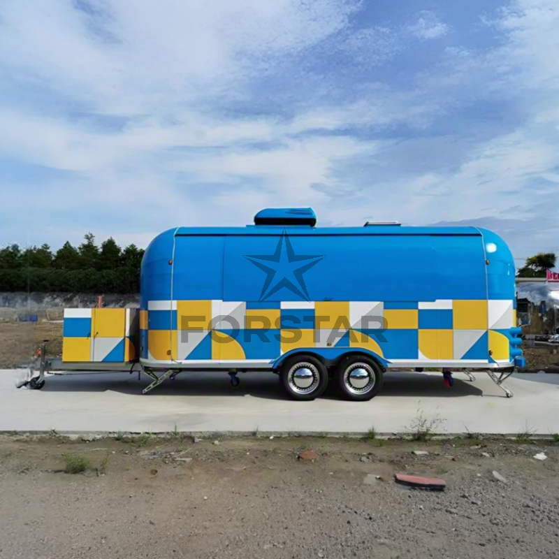 SAS480 Custom Painted 1 Door Airstream Concession Food Trailer gallery image 6