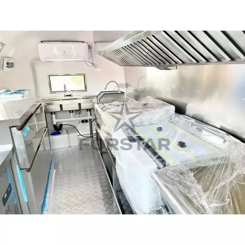 FS-D480 Custom Painted 1 Door Airstream Concession Food Trailer gallery image 5