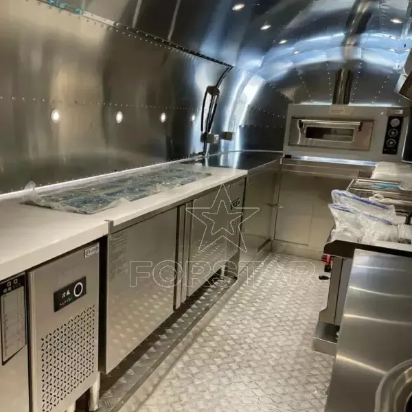 FS-D580 1 Door Airstream Commercial Kitchen Food Trailer gallery image 5
