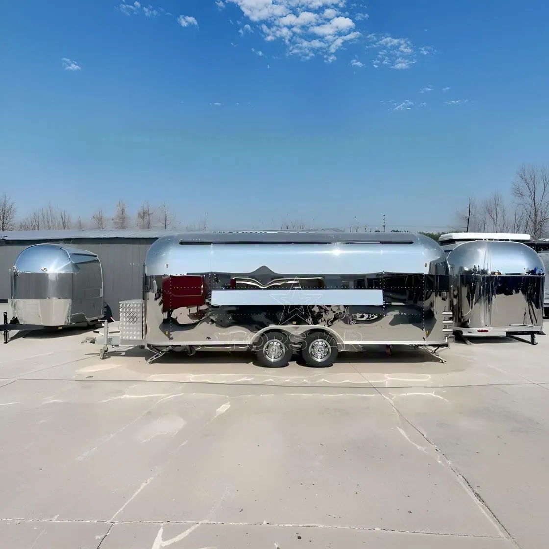FS-D580 1 Door Airstream Commercial Kitchen Food Trailer gallery image 4