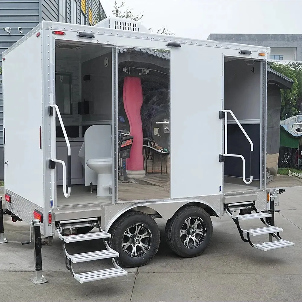 SK320 2 Door 2 Station Restroom Trailer gallery image 4