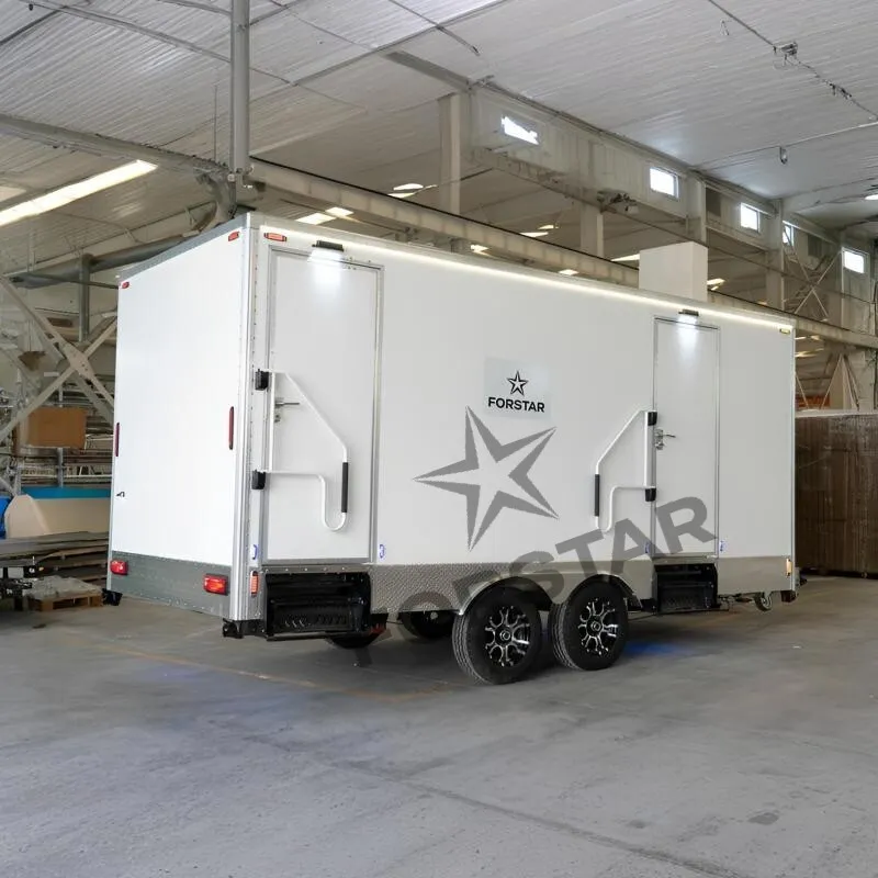 SK520C 2 Door 5 Station Luxury Restroom Trailer gallery image 4