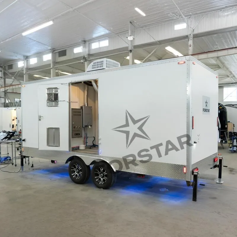 SK520C 2 Door 5 Station Luxury Restroom Trailer gallery image 2
